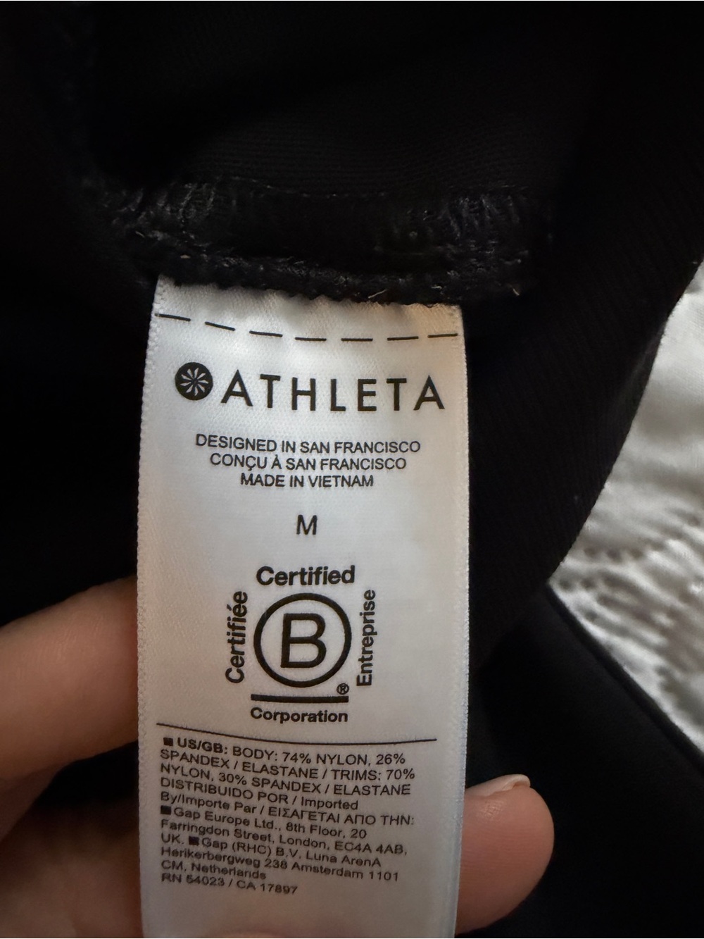 Athleta Black High-Rise Venice Jogger Pants in Black - VERY GOOD Condition - Picture 3 of 14